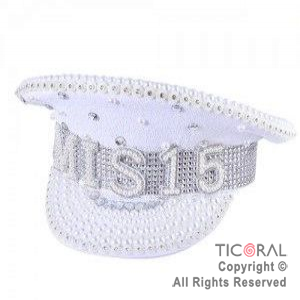 SOMBRERO CAPITAN FASHION MIS 15 BLANCO x 1